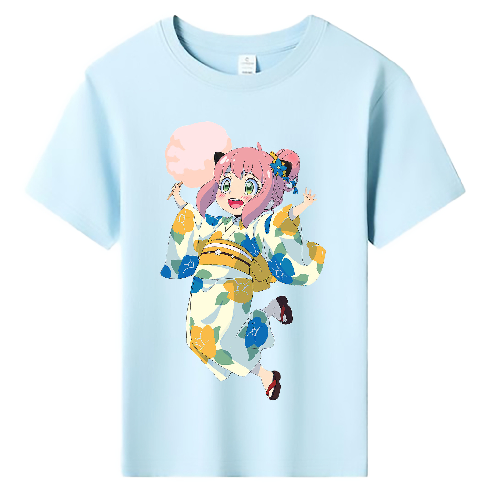 （画像用） SPY×FAMILY间谍家家酒 綿100％キッズTシャツ（フロントプリント）